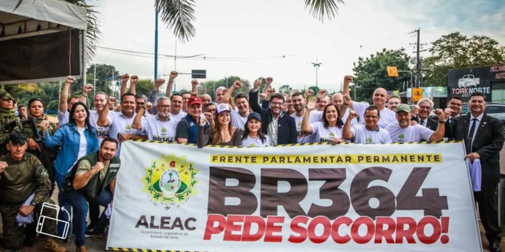 Caravana da Aleac parte de Rio Branco para fiscalizar condições da BR-364 até Cruzeiro do Sul