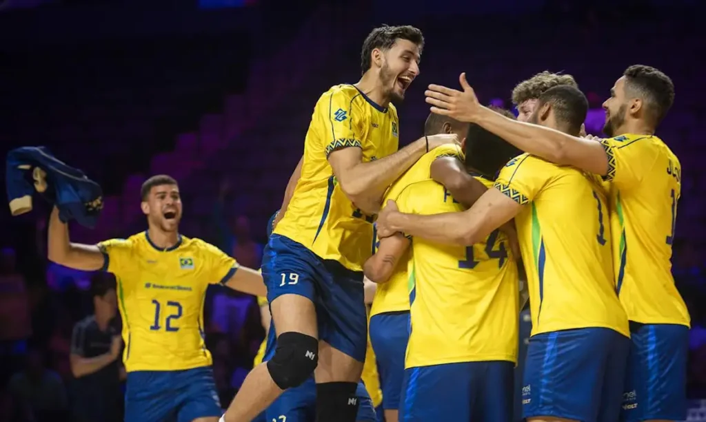 Seleção brasileira assume liderança da Liga das Nações de Vôlei