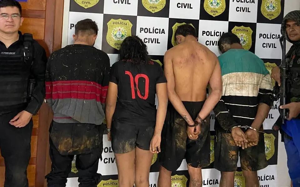 Quadrilha é apreendida por liderar grupo criminoso em Porto Walter