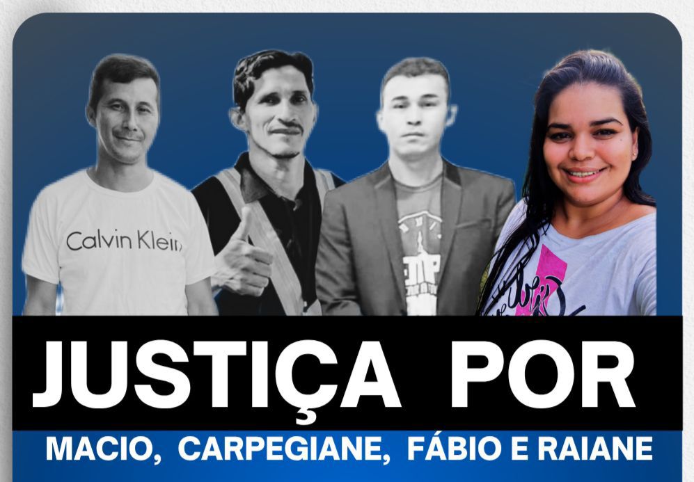 Manifestação por Justiça: Família e amigos de Macio, Carpegiane, Fábio e Raiane organizam ato em Rio Branco