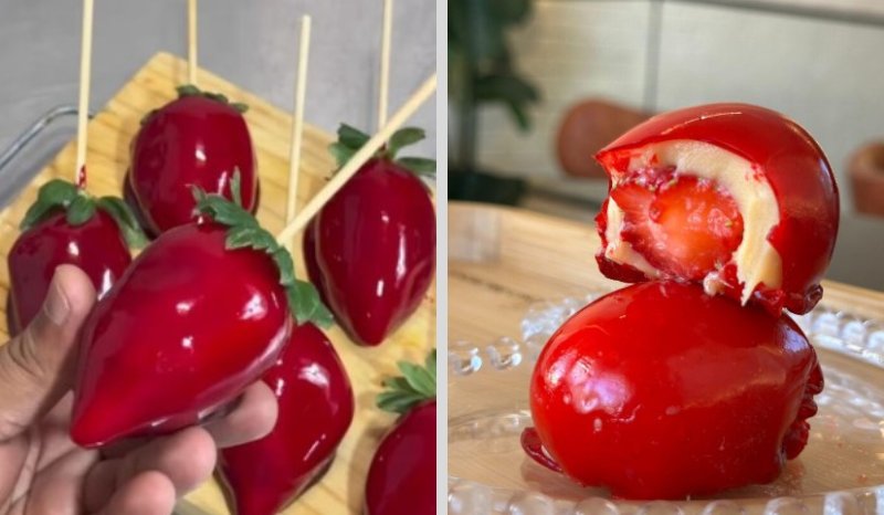 Receita fácil: aprenda a fazer ‘morango do amor’ que viralizou nas redes sociais