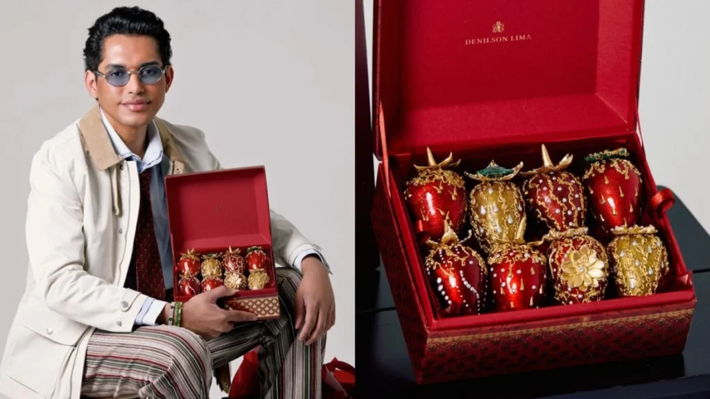 Artista confeiteiro lança caixa de “morangos do amor” de luxo e impressiona com valor: “Pedidos não param”
