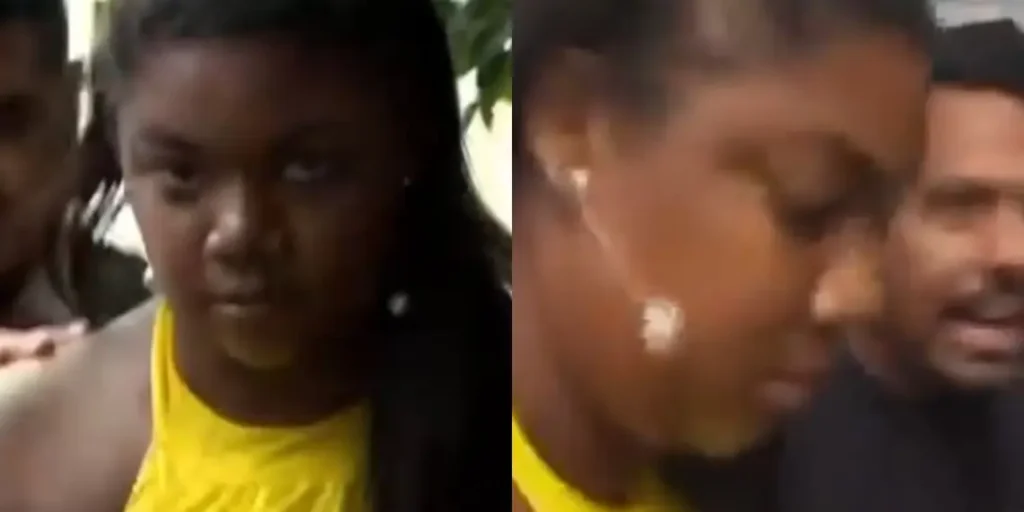 Raquel Brito, irmã de Davi Brito, é levada para delegacia na Bahia