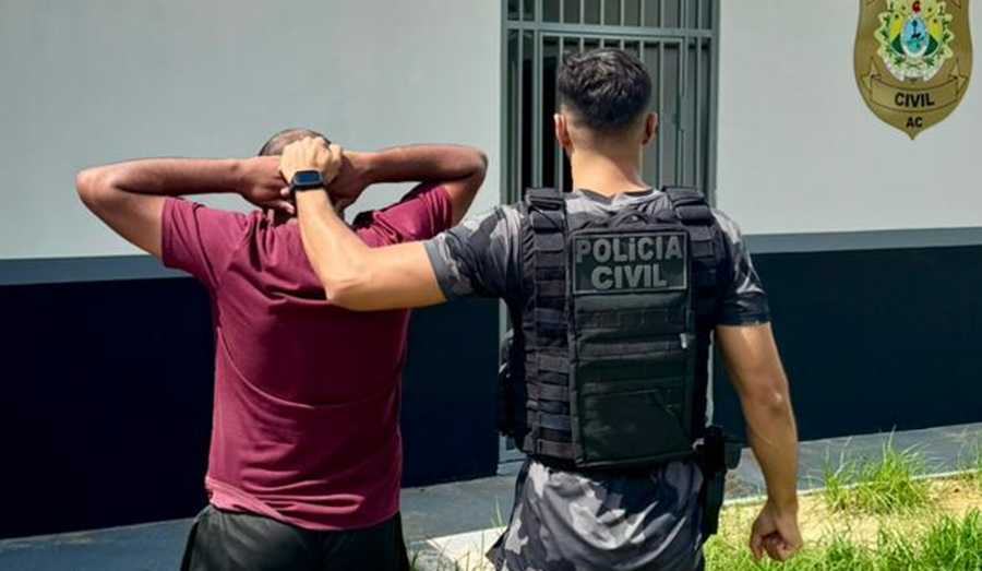 Polícia Civil prende homem acusado de perseguição, ameaça e falsa identidade em Rodrigues Alves