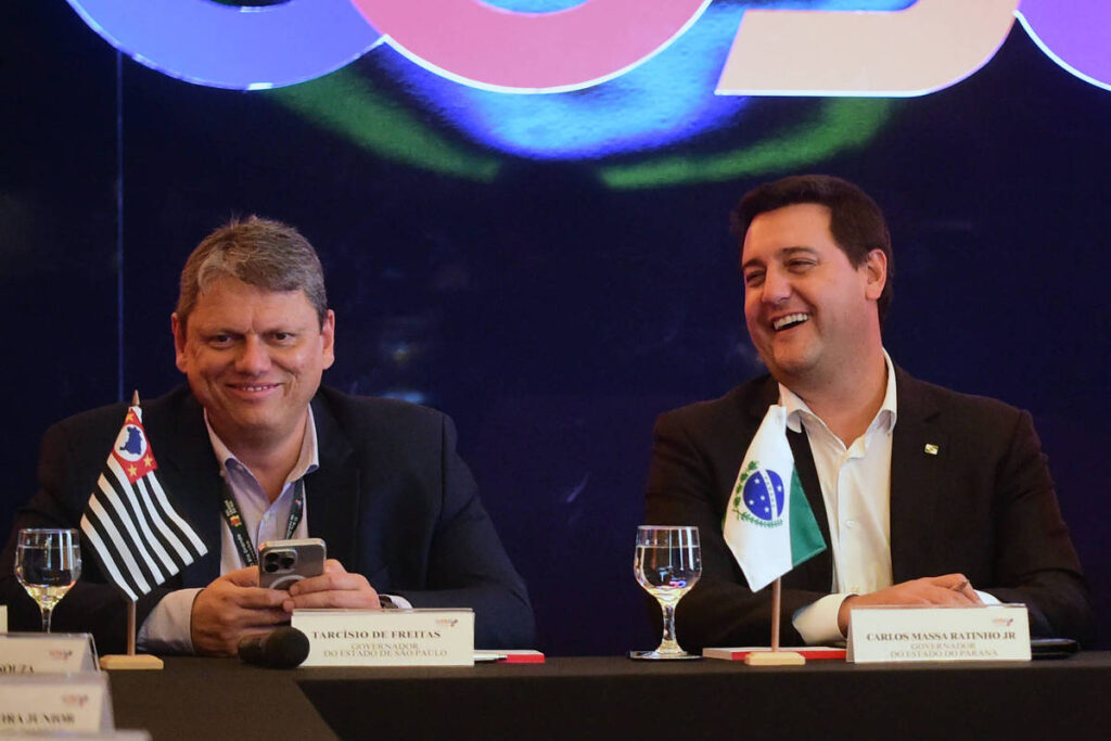 O cálculo de Tarcísio de Freitas para apoiar Ratinho Júnior para Presidência em 2026