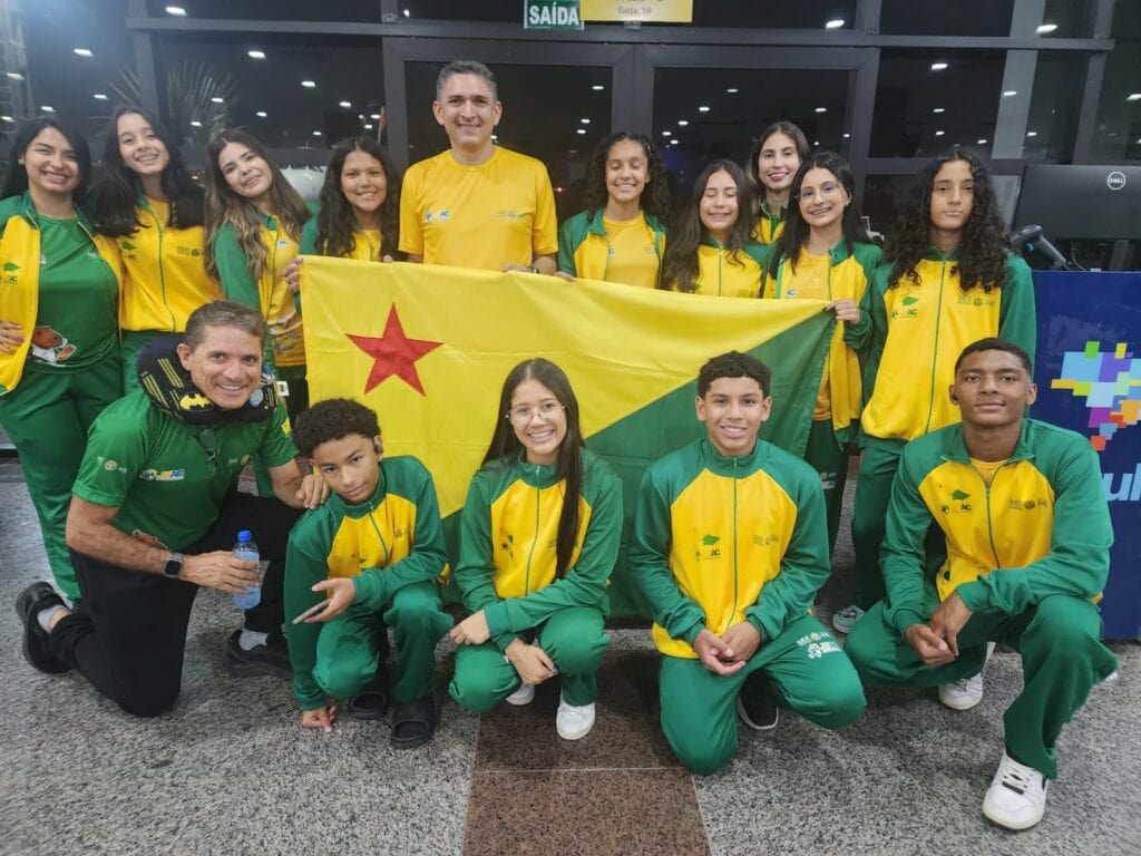 Acre garante a participação de 156 estudantes nos Jogos Escolares Brasileiros em Uberlândia