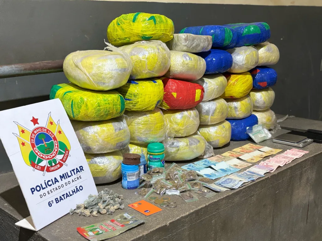 Cruzeiro do Sul é a segunda cidade do Acre com mais ocorrências ligadas a drogas em 2025