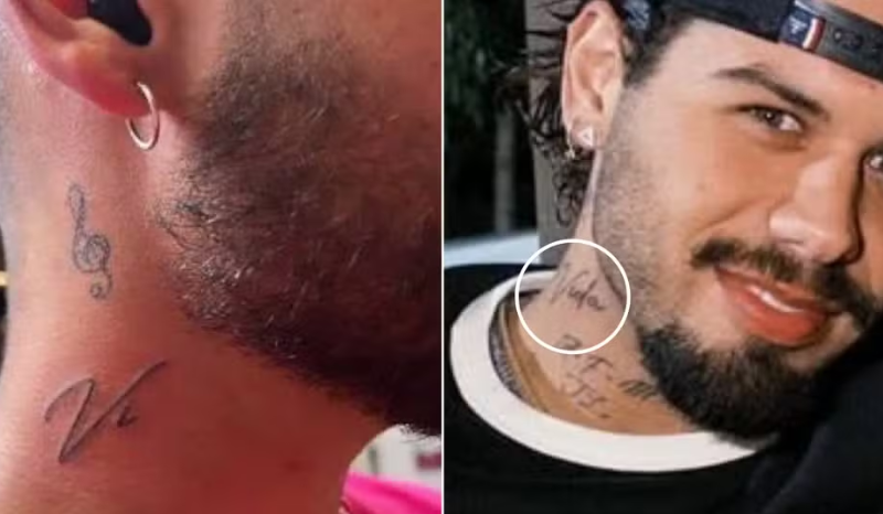 Zé Felipe muda tatuagem com nome de Virginia e exibe ao lado de Ana Castela