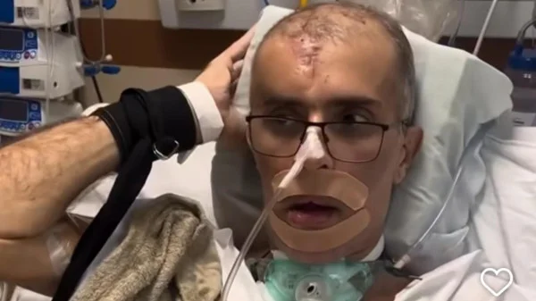 Piloto baleado com um tiro se fuzil na cabeça, durante operação no RJ, mostra recuperação