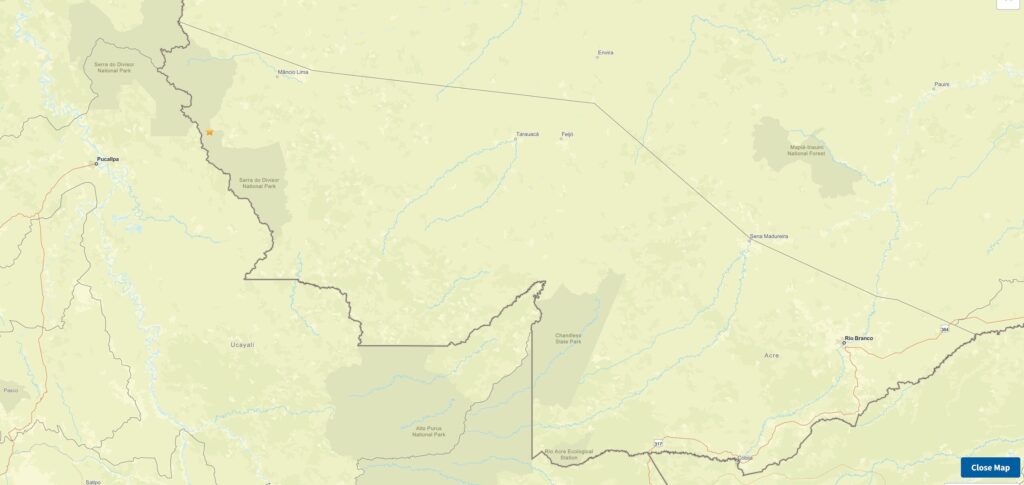Terremoto de magnitude 4,6 é sentido por moradores do interior do Acre