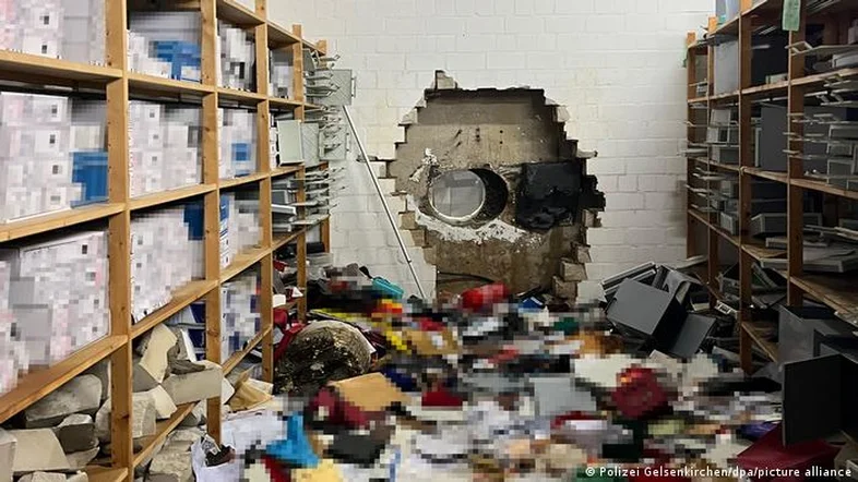 Em roubo ‘de filme’, gangue leva mais de 30 milhões de euros de banco alemão