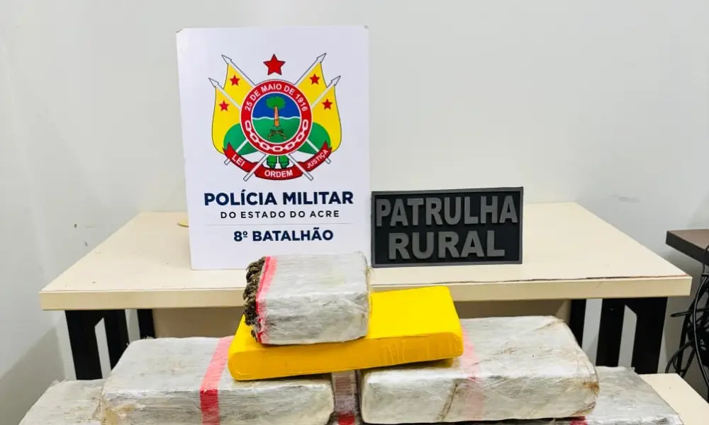 PM apreende mais de 7 quilos de drogas em abordagem na BR-364