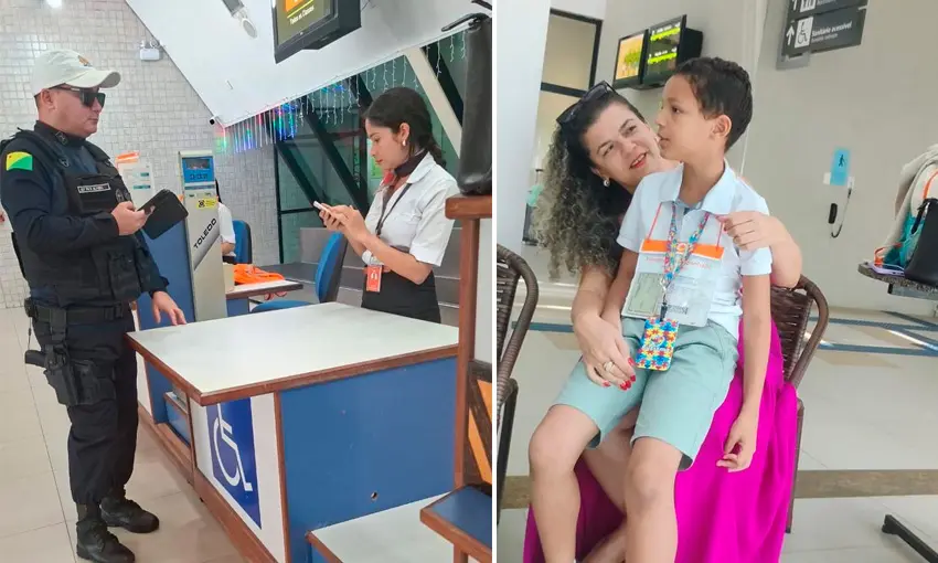 Em Cruzeiro do Sul, menino autista é impedido de seguir viagem após ser retirado de aeronave