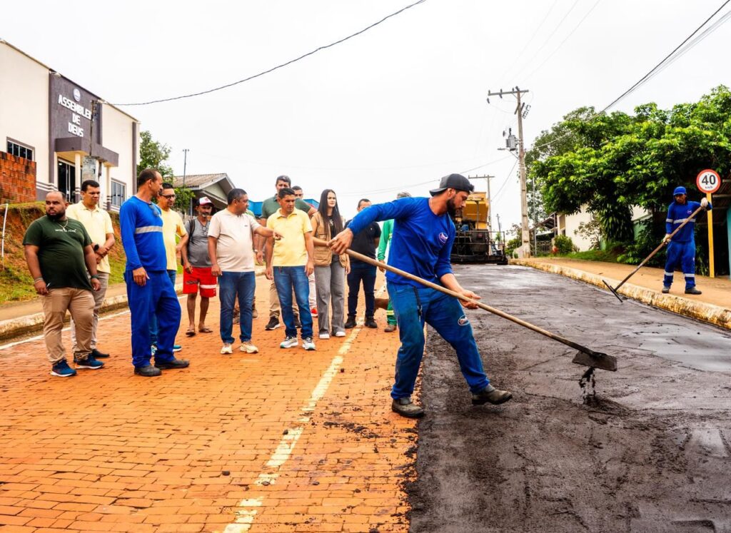 Com recursos de Barbary, Porto Walter terá 3 km de de micro evestimento asfáltico