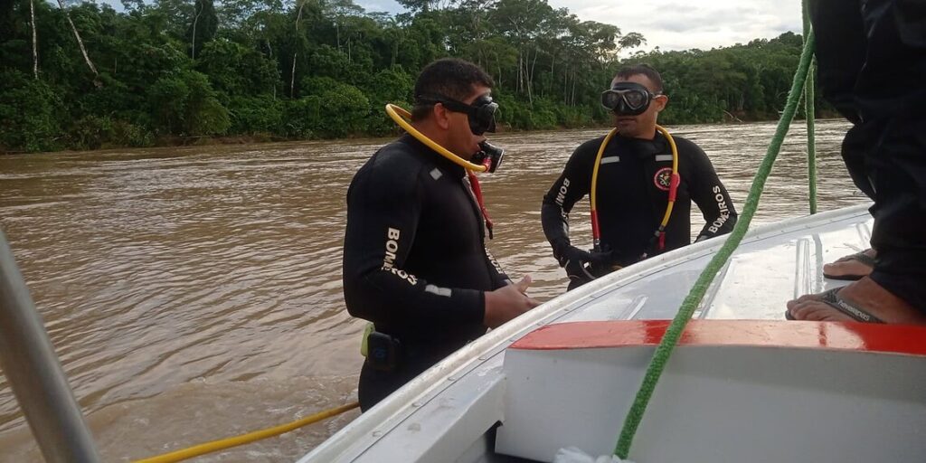Criança segue desaparecida em rio no Acre; bombeiros seguem com as buscas