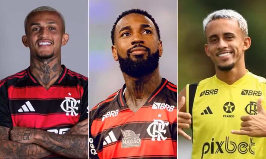 Flamengo enviará medalhas de campeão da Libertadores e do Brasileirão para Gerson, Wesley e Matheus Gonçalves