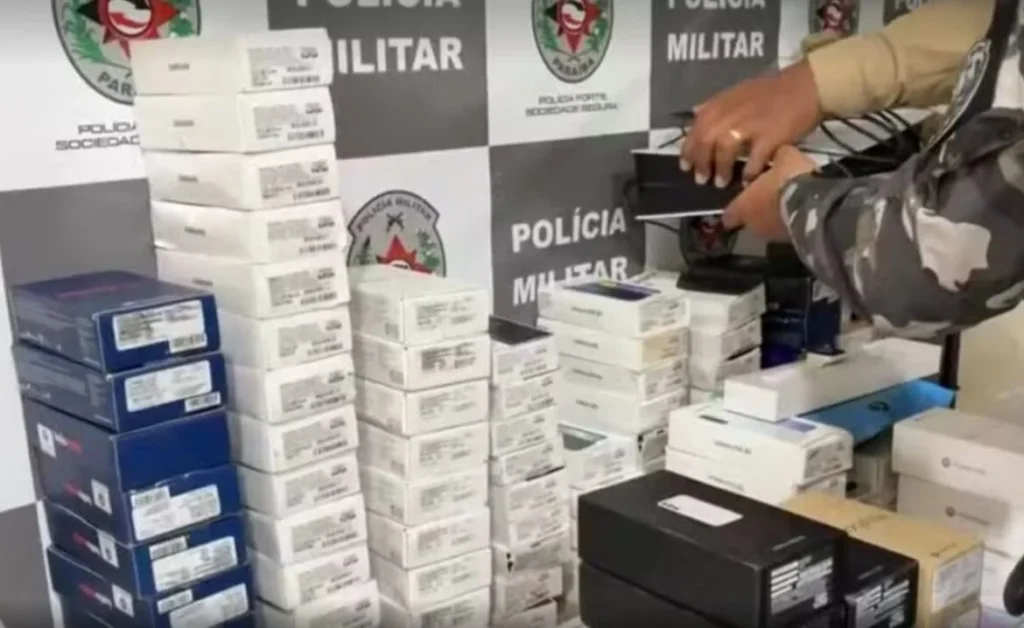 Acreanos são presos em João Pessoa com mais de 170 celulares furtados avaliados em R$ 500 mil
