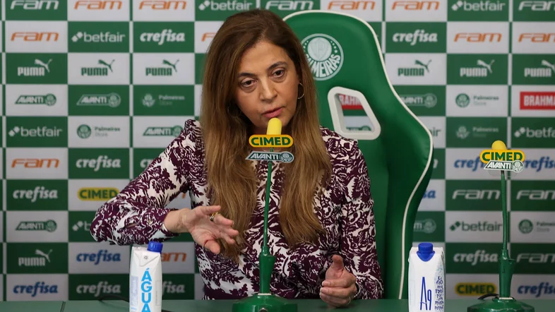 Leila minimiza grupo fácil do Palmeiras na Libertadores: ‘Sempre complicado’