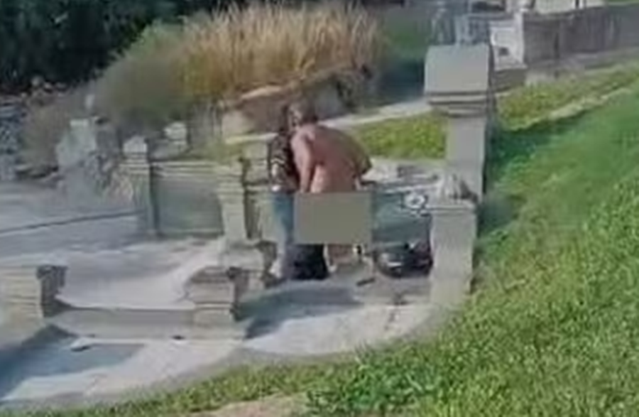VÍDEO: Fetiche? Casal faz sexo em cima de túmulo, é flagrado e preso