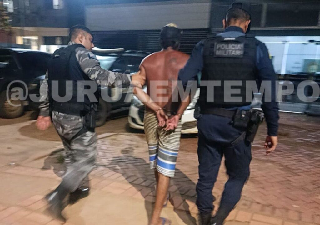 Foragido por estupro de vulnerável é preso durante ocorrência de som alto em Brasiléia