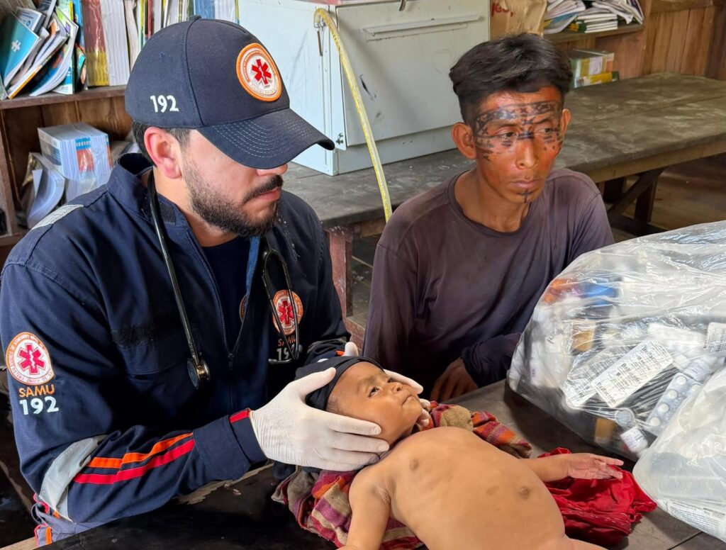 Ciopaer resgata bebê indígena de 10 meses com pneumonia no interior do Acre