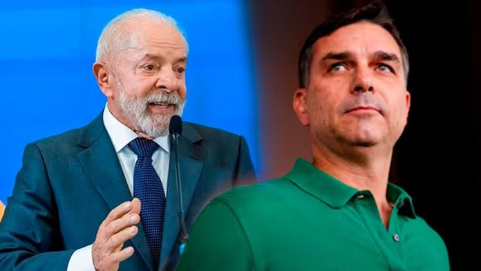 Empate em pesquisa acirra ataques entre Lula e Flávio Bolsonaro em busca de eleitor fora da polarização