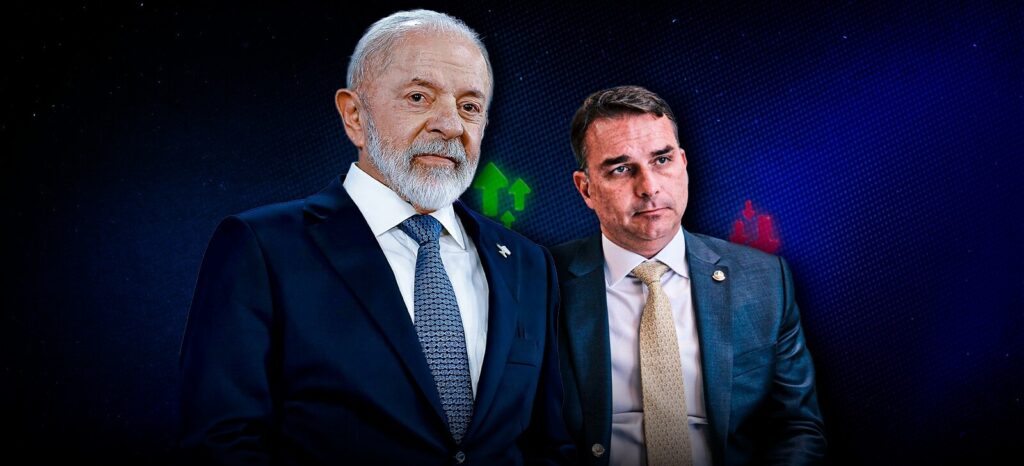 Atlas: Lula tem 47% das intenções de voto no 1º turno; Flávio, 34,3%