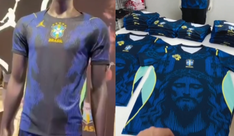 VÍDEO: após teoria de satanismo, loja lança camisa da Seleção com Jesus