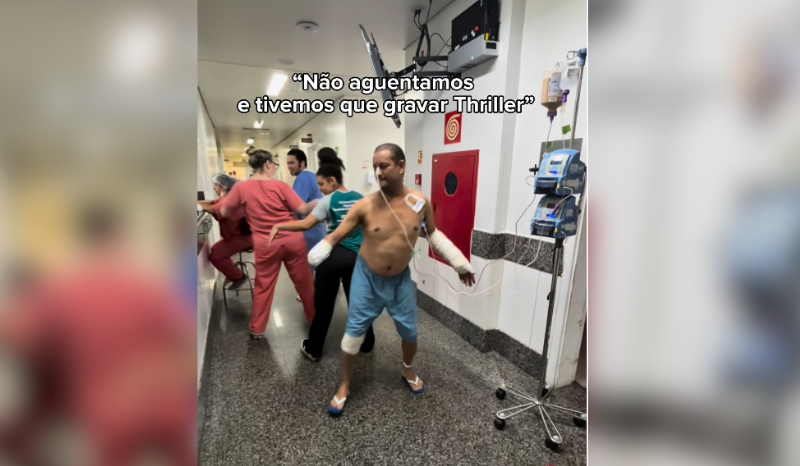 VÍDEO: pacientes viralizam ao dançarem ‘Thriller’ de Michael Jackson em hospital