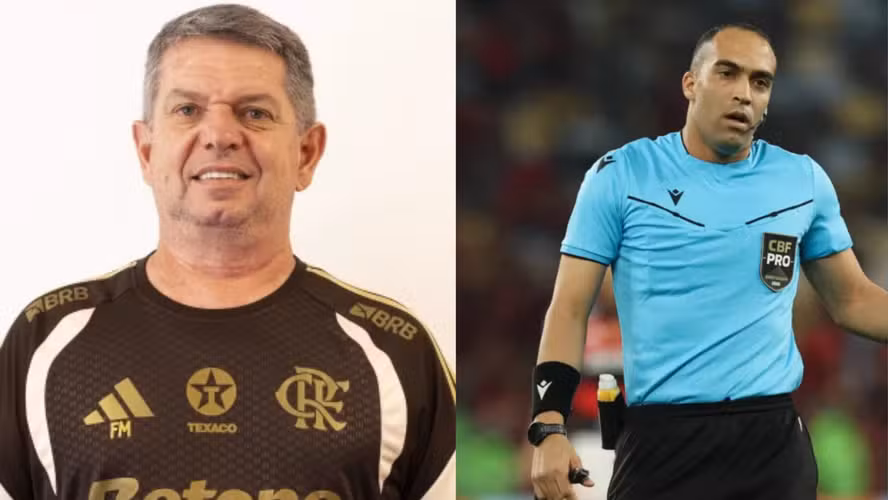 Massagista do Flamengo ameaçou árbitro no intervalo do jogo contra o Palmeiras: ‘Não sai vivo daqui hoje’