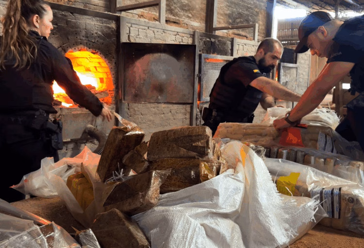 Mais de uma tonelada de drogas é incinerada pela Polícia Civil no Acre