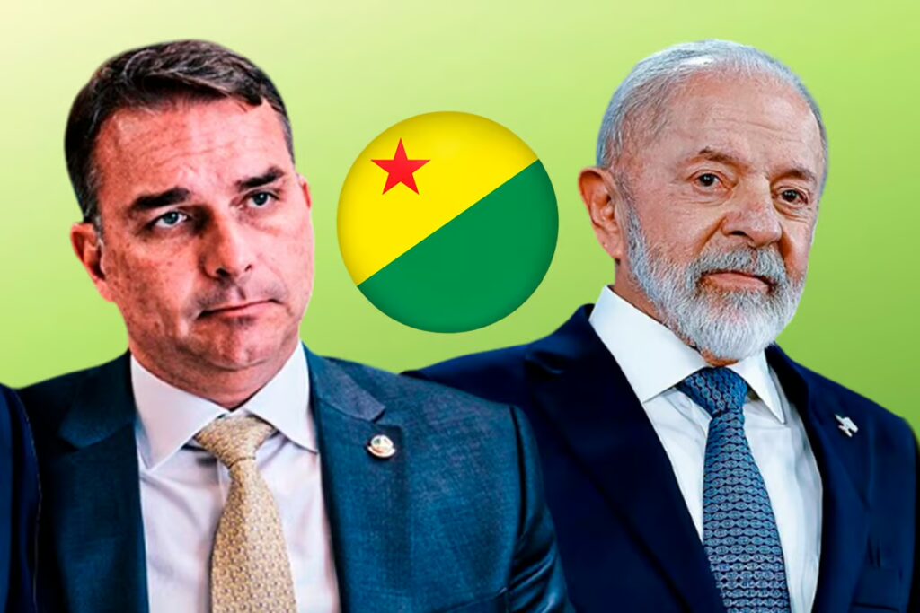 REALTIME BIG DATA: Flávio Bolsonaro lidera com folga contra Lula no Acre