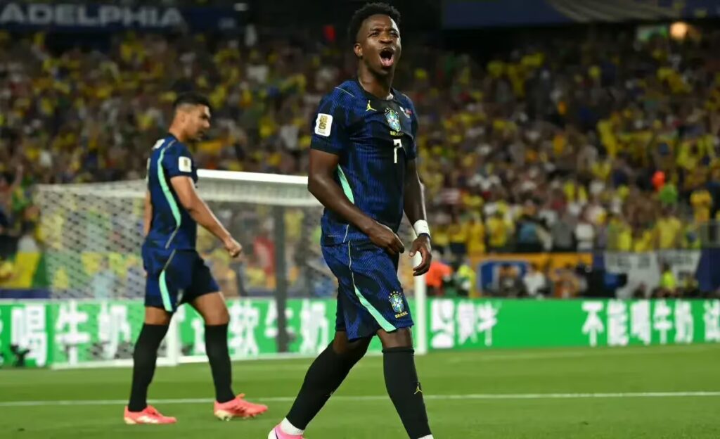 Vini Jr. volta a brilhar, Brasil bate Haiti e lidera grupo na Copa do Mundo