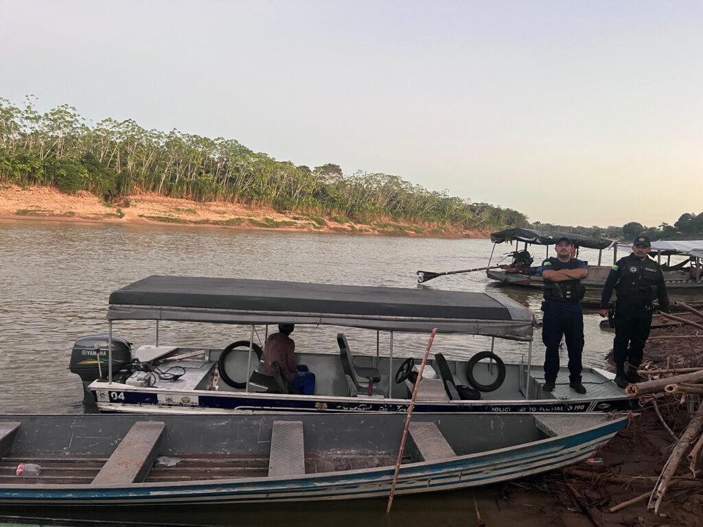 Embarcação furtada é recuperada pela Polícia Militar em Marechal Thaumaturgo