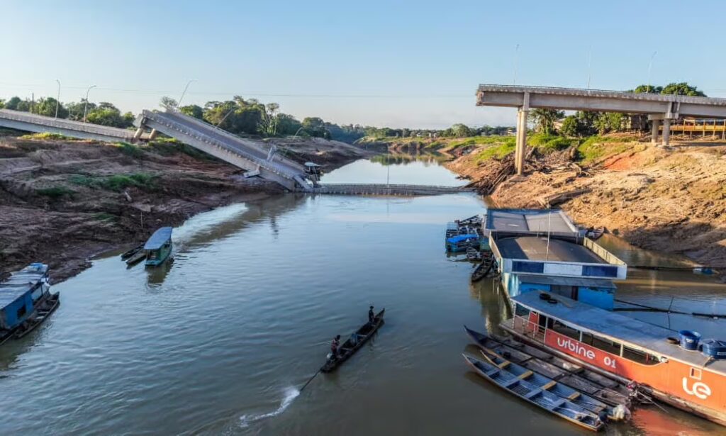 Construtora atribui queda de ponte a fenômeno “extraordinário e imprevisível”