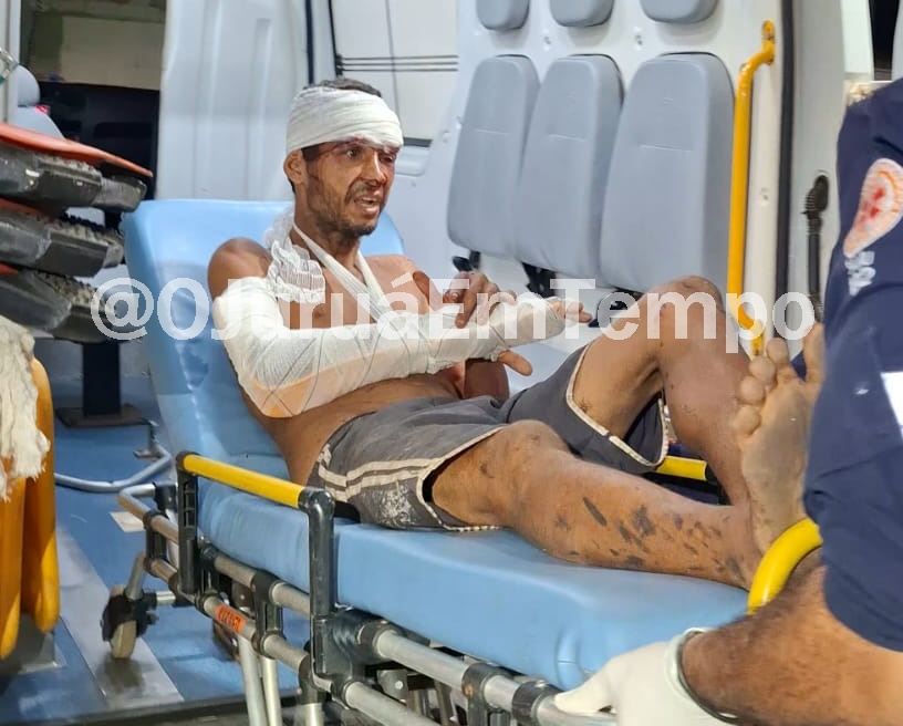 Morador em situação de rua sofre agressão com ripas e é levado ao Pronto-Socorro