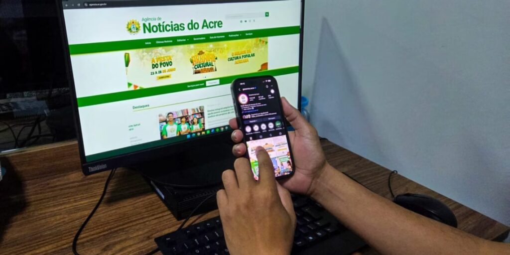 Site e redes sociais do governo do Acre serão suspensas a partir de 4 de julho por causa das eleições