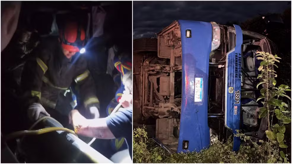 Acidente com ônibus de time de basquete deixa 7 mortos e dezenas de feridos