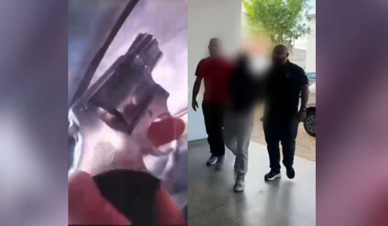 Vídeo: Agiotas ameaçam vítima com arma após não receberem dinheiro: “Merece levar uma pisa”