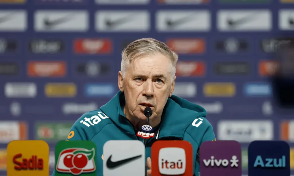 Ancelotti afirma que Neymar pode jogar os 90 minutos pelo Brasil na Copa