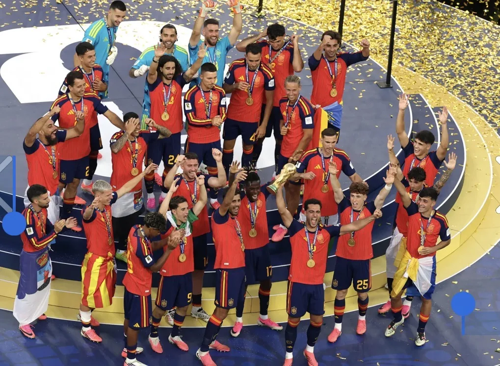 Das medalhas ao troféu. Espanha festeja novo título de campeã do Mundo