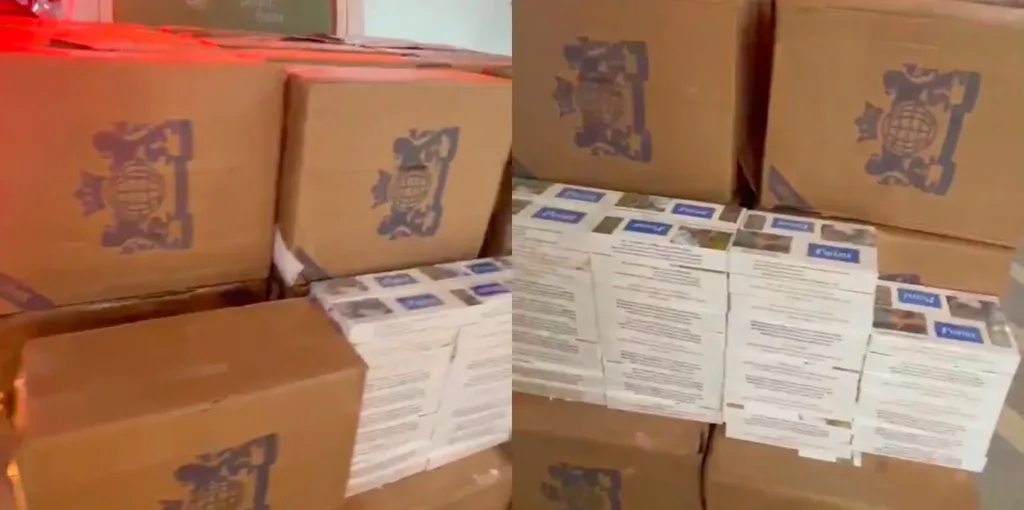 PRF apreende mais de 25 mil maços de cigarros contrabandeados na BR-317, no Acre