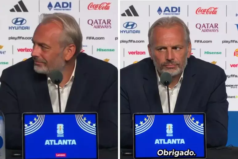 VÍDEO: técnico da RD Congo descobre morte do pai durante coletiva na Copa